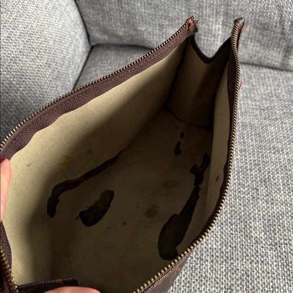 Louis Vuitton Dark Brown Monogram Toiletry Bag - Picture 4 of 5